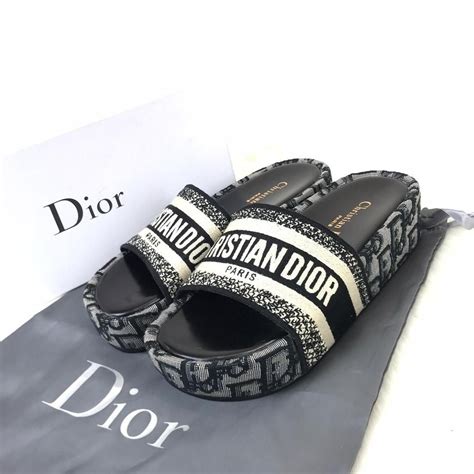 dior cd schuhe|dior wedge slide sandals.